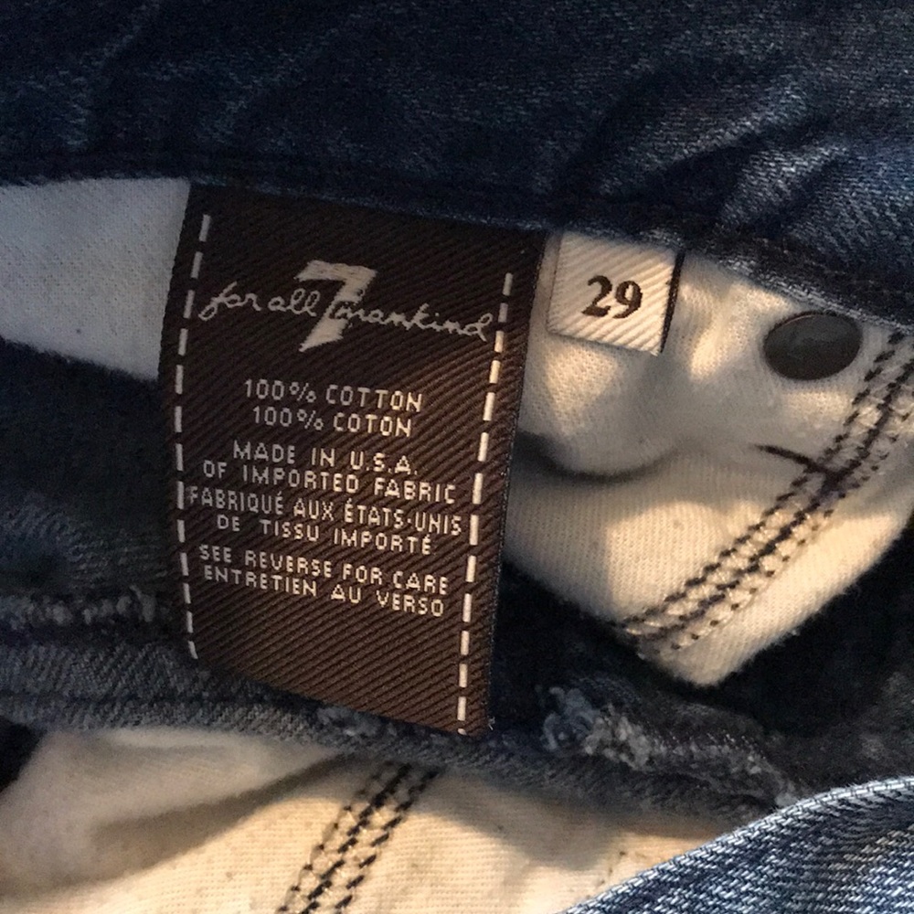 7 For All Mankind Standard Jeans Size 29 - Picture 8 of 8